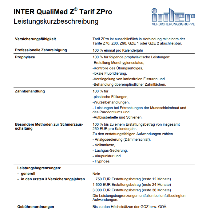 INTER Leistungsbeschreibung