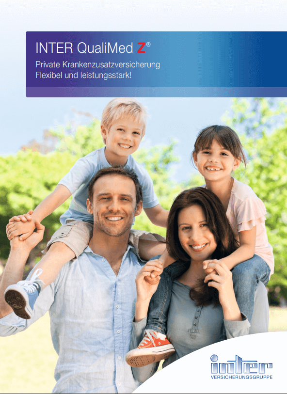 INTER Private Krankenzusatzversicherung - Titel des Prospekts